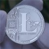 Litecoin Coin Silver Coating