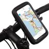 Motorcycle Phone Holder Zipper Pocket Handlebar Bracket Mount Universal