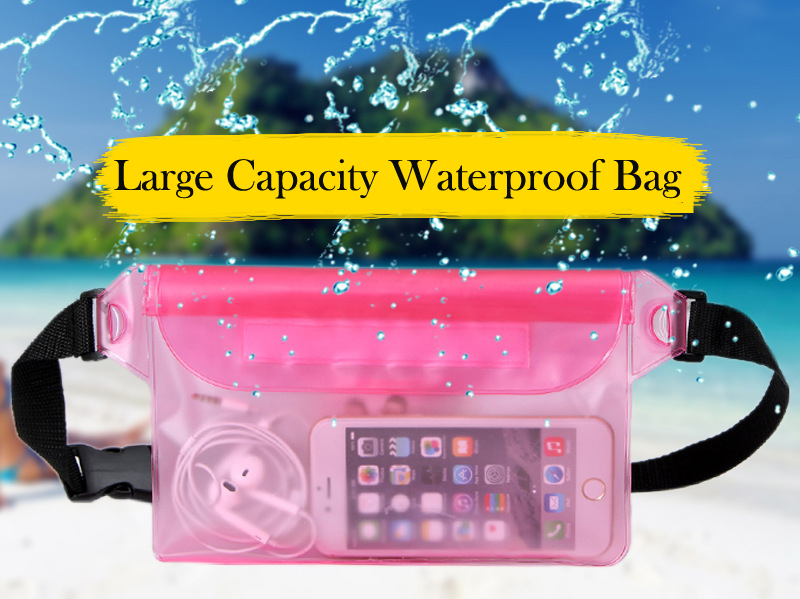 Waterproof Sports Bag Waist Bag Swimming Drifting Diving Waist Fanny