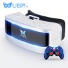 UGP VR Glasses All In One 5.5 Inch 3D Virtual Reality Glasses With Bluetooth Remote Control Gamepad For Movie Cinema ALL VR Game