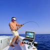 GAMWATER 50M HD Underwater Fishing Camera Video Recorder Depth Finder 1000TVL DVR 7" inchWhite LED Lights Camera Fishing