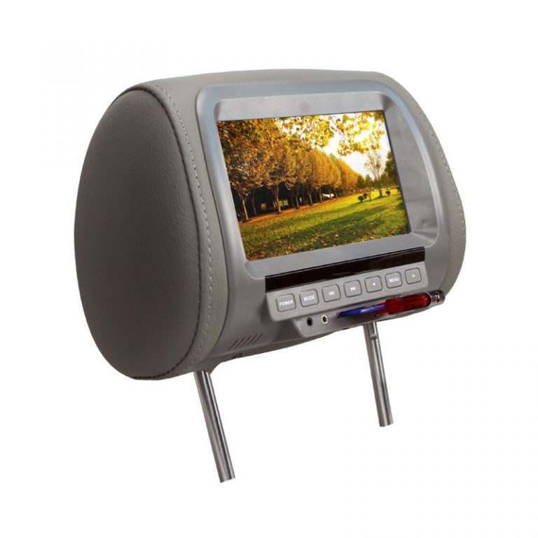 7 inch TFT LED Screen Pillow Monitor General Car Headrest Monitor Beige