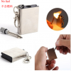 Metal Match Fire Starter Ttool Flint Stone Lighter Gas Oil Magnesium Outdoor Survive Camp Hike Cigarette Cigar Firesteel Travel