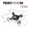 SBEGO FQ777-124 Mini Drone Micro Pocket 4CH 6Axis Gyro Switchable Controller RC Helicopter