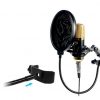 Double Layer Studio Microphone Mic Wind Screen Pop Filter/ Swivel Mount / Mask Shied For Speaking Recording