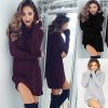 Long Sweater Dress Women Turtleneck Sweaters Pullover Women Famale Knitted Sweater