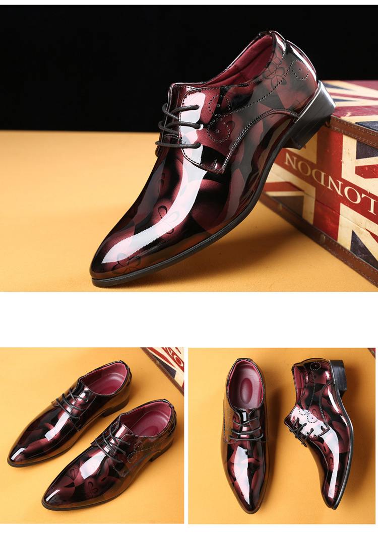 Oxford Shoes For Men Dress Shoes Men Formal Shoes Pointed Toe Business ...