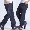New Quickly Dry Breathable Exercise Pants Men Elastic Waist Men Active Pants Outside