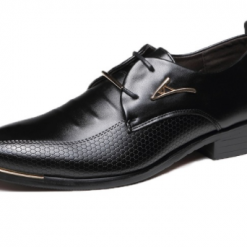 black business casual shoes