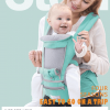Ergonomic Baby Carrier with Hip Seat – 15 Positions to Carry Your Newborn, Infant, or Toddler – Safe and Comfortable for Child and Moms, Dads – Great Baby Shower Gift
