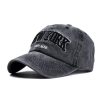 Sand Washed 100% Cotton NEW YORK Baseball Outdoor Sports Cap